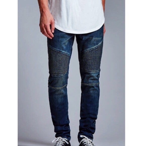 Bullhead Moto skinny biker jeans 30x30 nwot - Picture 3 of 3